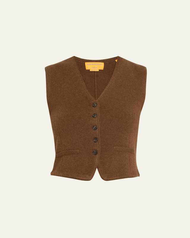 Tailored Cashmere Vest